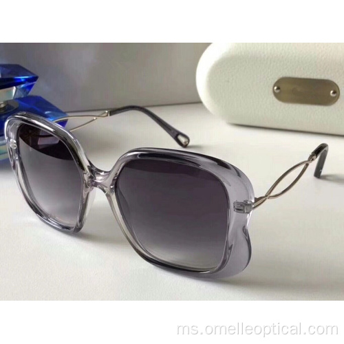 Sunglasses Perlindungan UV Square Untuk Perempuan